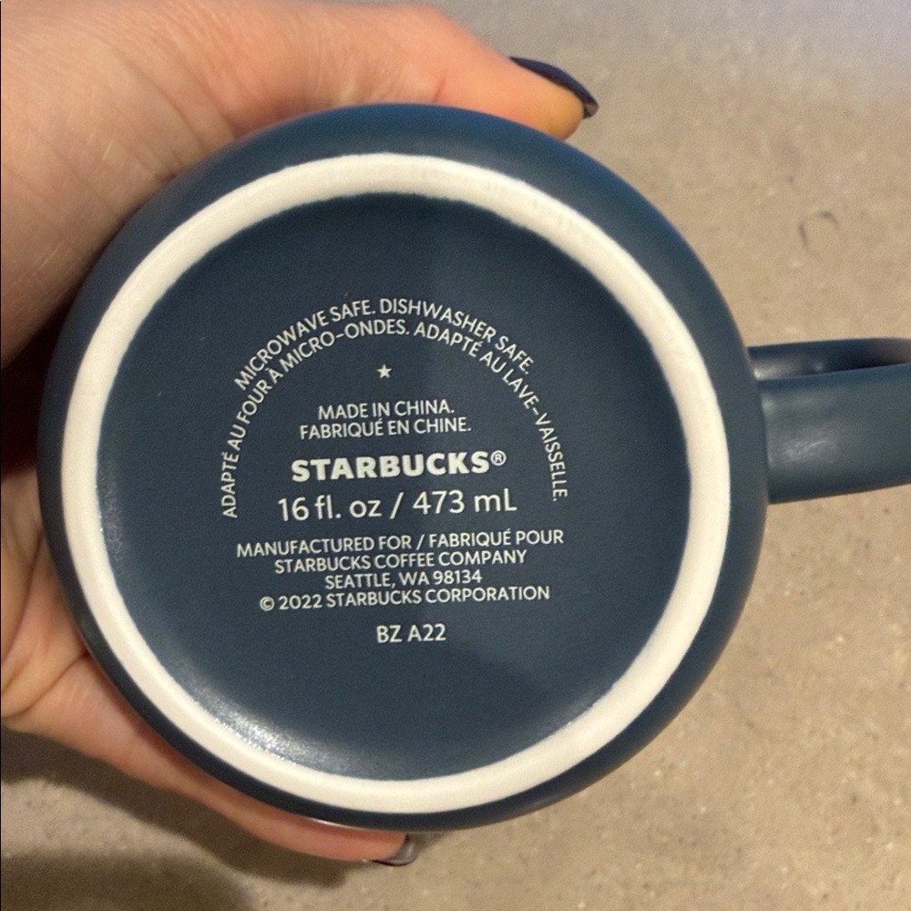 Starbucks Dark Blue Mug (set of 3) - Picture 11 of 11